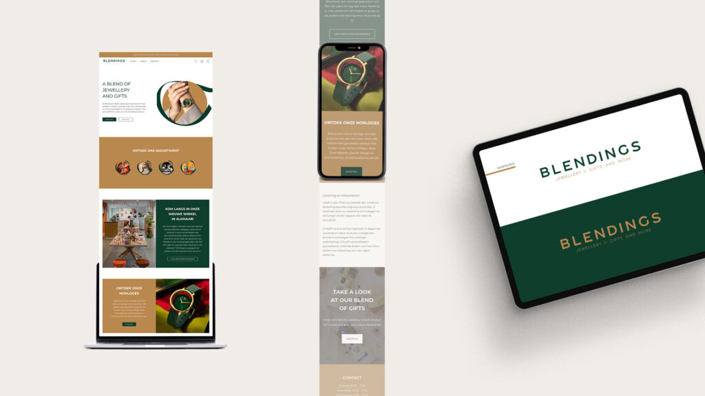 Website Blendings Alkmaar door It's a Linda Branding Studio